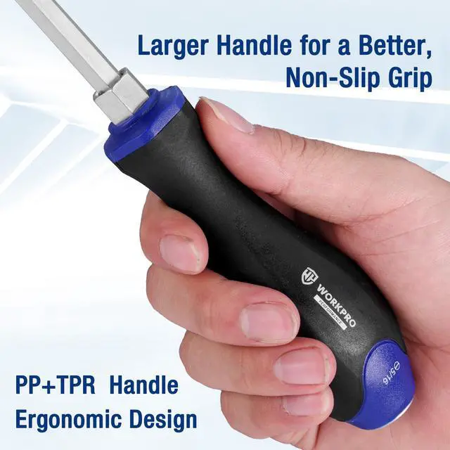 Alt view image 7 of 7 - 12PCS Screwdriver Set, Go-Thru Screwdriver with Wall Mount Rack