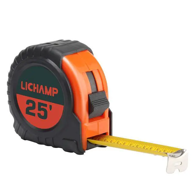 Alt view image 2 of 7 - Tape Measure 25 ft, 6 Pack Bulk Easy Read Measuring Tape Retractable with Fractions 1/8, Measurement Tape 25-Foot by 1-Inch