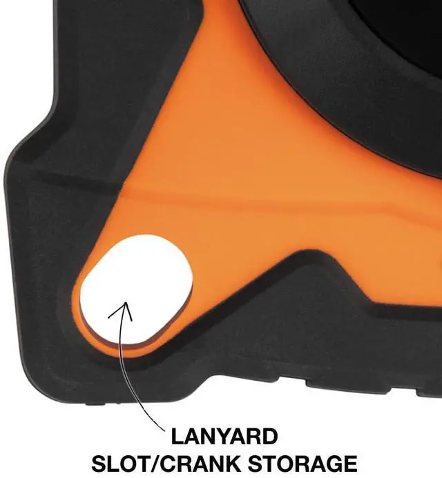 Alt view image 7 of 7 - 94100CR Closed Reel Long Tape Measure, 100-Foot Nylon Coated Blade, with Belt Clip and Lanyard Hole