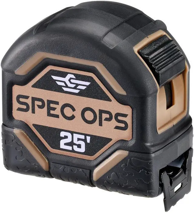 Main image of Tools 25-Foot Tape Measure, 1" Double-Sided Blade, Military-Grade Composite Case, 3% Donated to Veterans