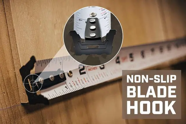 Alt view image 6 of 7 - Tools 25-Foot Tape Measure, 1" Double-Sided Blade, Military-Grade Composite Case, 3% Donated to Veterans