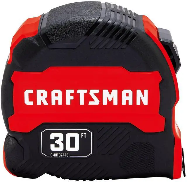 Main image of 30-ft Tape Measure with Fraction Markings, Retractable (CMHT37445S)