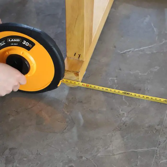 Alt view image 7 of 7 - 100FT/30M Fiberglass Tape Measure - Dual-Inch/Metric Scale, Lightweight & Durable, Portable Long Measuring Tape for Construction, Surveying, Landscaping