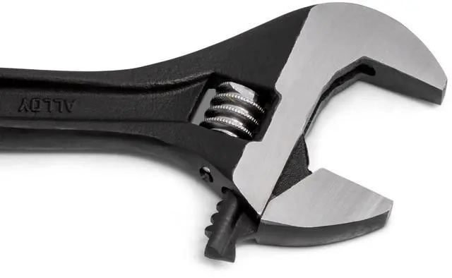 Alt view image 5 of 7 - 6" Adjustable Black Oxide Wrench - Carded - AT26VS