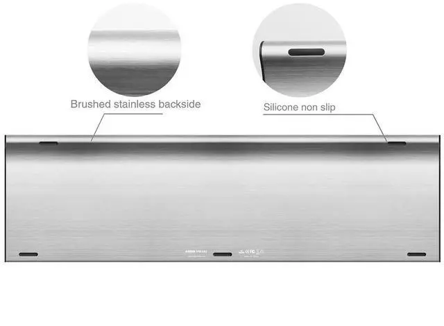 Alt view image 2 of 7 - 2.4G Wireless Keyboard Stainless Steel Ultra Slim Full Size Keyboard with Numeric Keypad for Computer/Desktop/PC/Laptop/Surface/Smart TV and Windows 10/8/ 7 Built in Rechargeable Battery