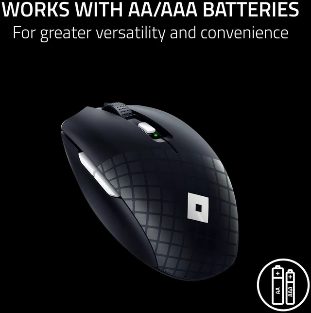 Alt view image 7 of 7 - Orochi V2 Mobile Wireless Gaming Mouse: Ultra Lightweight - 2 Wireless Modes - Up to 950 Hrs Battery Life - Mechanical Mouse Switches - 5G Advanced 18K DPI Optical Sensor - Roblox Edition