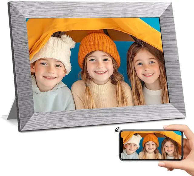 Main image of 10.1 Inch Digital Picture Frame with 32GB Storage, WiFi Digital Photo Frame 1280x800 HD IPS Touchscreen, Easy Setup for Photo & Video Sharing via Free App
