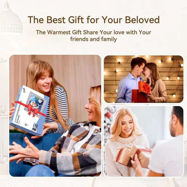 Alt view image 6 of 7 - 10.1 Inch Digital Picture Frame with 32GB Storage, WiFi Digital Photo Frame 1280x800 HD IPS Touchscreen, Easy Setup for Photo & Video Sharing via Free App