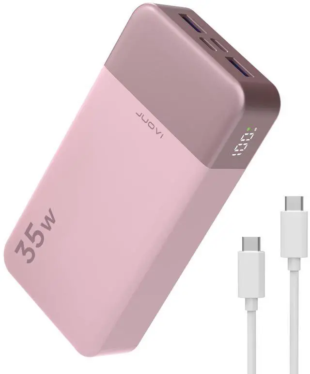 Main image of Power Bank Portable Charger 20000mAh 35W Fast ChargingPD 3.0 QC 4.0 Phone Charger with LED Display, Travel Battery Pack 2 USB C 2 USB A Ports for iPhone 16/15/14 Series, Galaxy, iPad