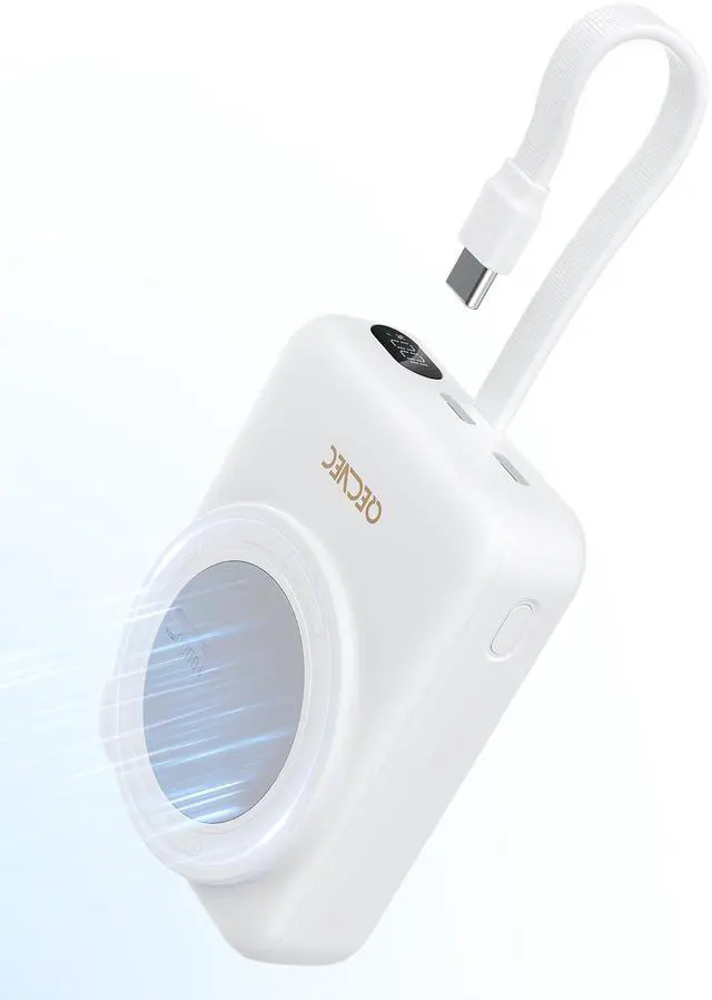 Main image of Magnetic Portable Charger 10000mAh, Wireless Power Bank, 22.6W Fast Charging Power Bank, Compatible with iPhone Series, Android Devices, Compact and Lightweight for Short Travel-Black