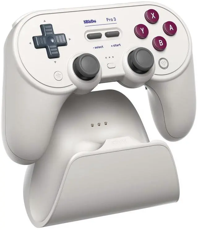 Main image of Pro 3 Bluetooth Controller with Swappable ABXY Buttons, TMR Joysticks, Hall Effect Triggers, Pro Back Buttons, Charging Dock, for Switch/Switch 2, Windows, Apple, SteamOS, Android - G Classic