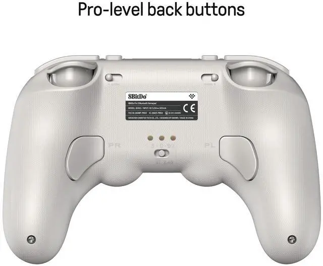 Alt view image 4 of 7 - Pro 3 Bluetooth Controller with Swappable ABXY Buttons, TMR Joysticks, Hall Effect Triggers, Pro Back Buttons, Charging Dock, for Switch/Switch 2, Windows, Apple, SteamOS, Android - G Classic