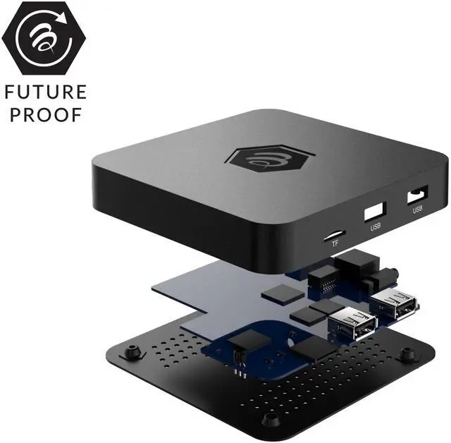 Alt view image 4 of 7 - B5 Series Android 11 TV Box, Amlogic S905W2 Quad-Core A-35 Processor, 2GB DDR RAM, 16GB eMMC Storage, 4K UHD Streaming