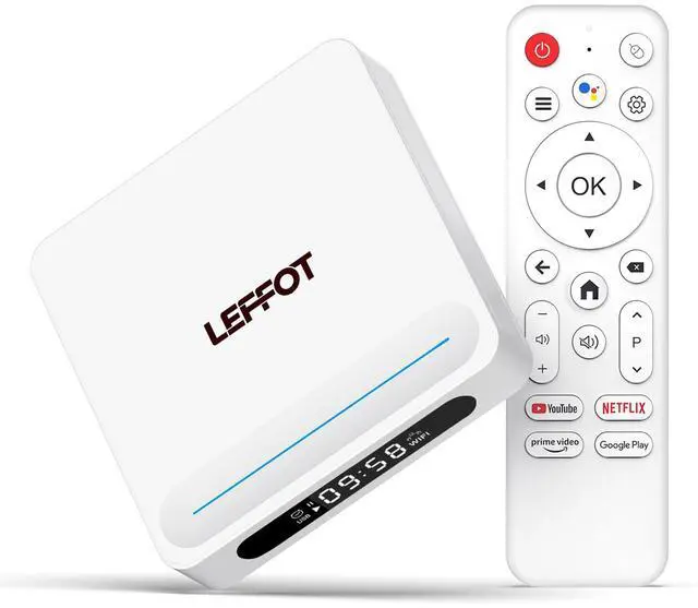 Main image of Android 14.0 TV Box, H618 Plus 4K UHD Smart TV Box, 4GB RAM + 128GB ROM, Support HDR10, 2.4G & 5G WiFi 6, Allwinner H618 Quad Core A53