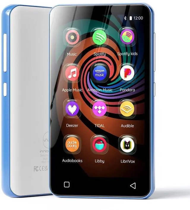 Main image of 160GB MP3 Player with Bluetooth and WiFi, Music Player with Spotify,Pandora,Amazon Music,4" Touch Screen Android MP4 MP3 Player for Kids with Libby,Audible,Spotify Kids(Blue)