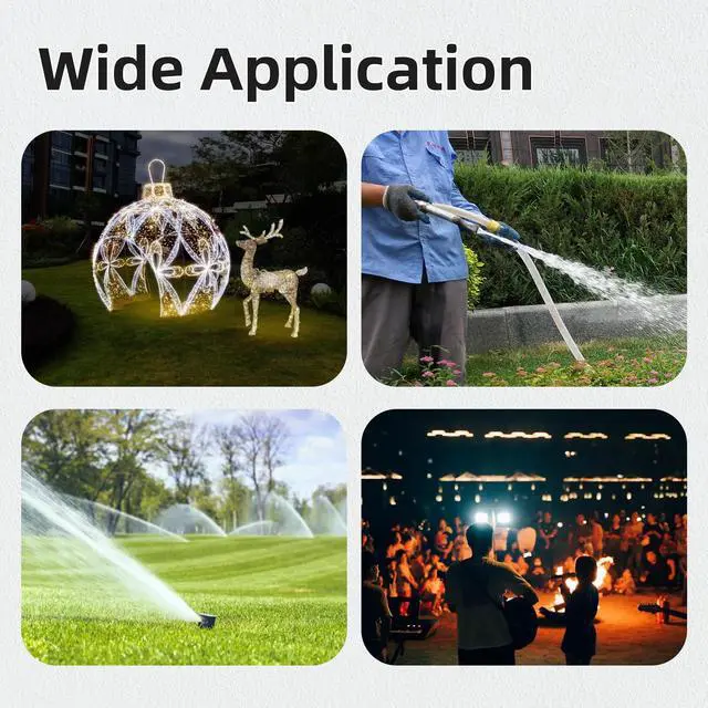 Alt view image 6 of 6 - 14X10X6 Waterproof Junction Box Plastic Outdoor Weatherproof Box Nema 4 Enclosure Outdoor Electrical Control Box Weather Proof for WiFi Router Timer Marine