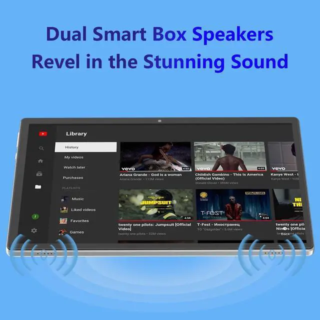 Alt view image 7 of 7 - Android 15 Tablet, 10 Inch 8GB RAM+64GB ROM Tablets with Keyboard Mouse Case Stylus, 1.8Ghz Quad-core Processor, 8MP Camera, 6000mAh Battery, 1280*800 IPS HD Touch Screen, 5G WiFi6 Tablet Black