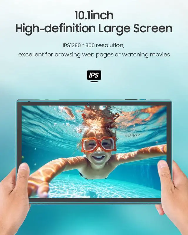 Alt view image 5 of 7 - Tablet 2 in 1 Android 14 Tablet with Keyboard 10 inch Tabletas, Include Mouse Stylus Pen Case, 6000mAh 6GB+32GB ROM 1TB Expandable Tableta, 2MP+8MP Dual Camera, WiFi-6 BT Tablets PC.