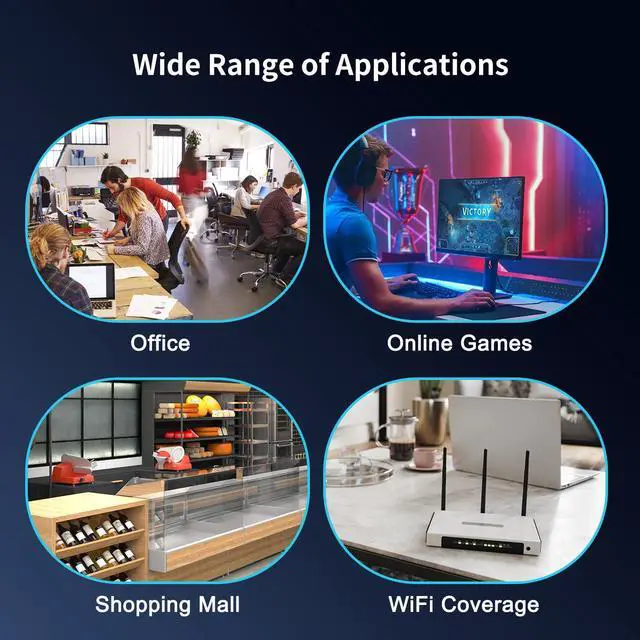 Alt view image 6 of 7 - 6 Port 2.5G Unmanaged Ethernet Switch, 4 x 2.5G Base-T Ports, 2 x 10G SFP+, Compatible with 100/1000/2500Mbps, Metal Fanless, Desktop/Wall Mount NICGIGA 2.5Gbe Network Switch for Wireless AP, NAS, PC