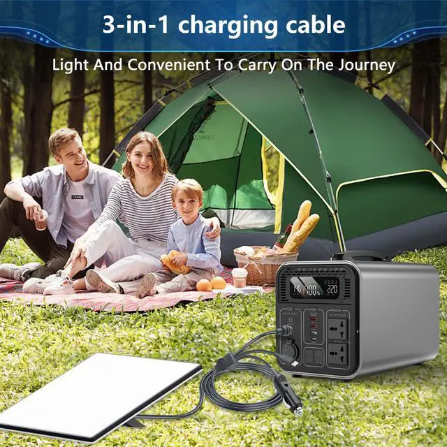 Alt view image 7 of 7 - 16.5FT Starlink Mini 3 in 1 DC Power Cable,100W 12V-24V DC Male to USB-C & Cigarette Lighter Plug Waterproof Extension Cable, Starlink Mini Power Accessories for Laptops, Camping