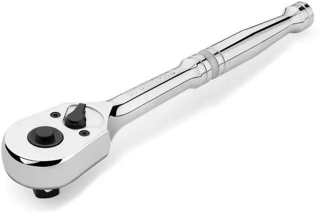 Main image of 3/8-Inch Drive Ratchet, Quick-Release 72-Tooth Ratchet Wrench | Reversible 3/8 Drive Ratchet Handle, Chrome Alloy Made, Cr-Mo Head, Full Polished