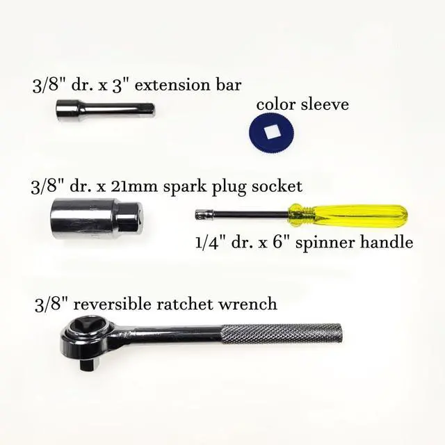 Alt view image 4 of 6 - 40-Piece 3/8-Inch Ratchet Socket Wrench Set with Storage Case, Includes 1/4-Inch & 3/8-Inch Drive SAE and Metric Sockets, Spinner Handle and Extension Bar for Auto Repair and Home Maintenance