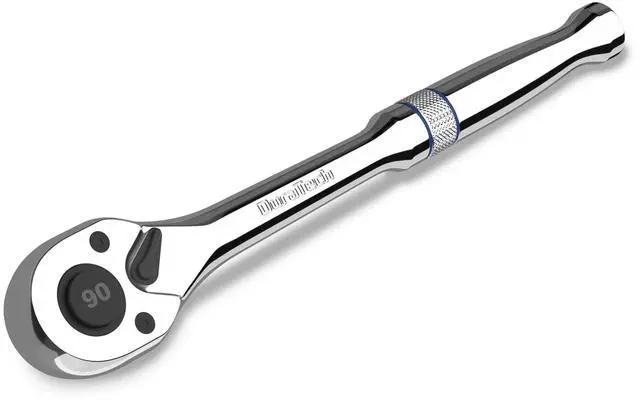 Main image of 1/4-Inch Drive Ratchet, 90-Tooth Quick-release Ratchet Wrench, Reversible, Cr-V Made, Full Polished, Stocking Stuffers for Men Women Gifts for Men Gifts for Women