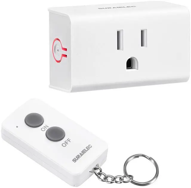 Main image of Remote Control Outlet Plug, Wireless Light Switch, 100ft RF Range