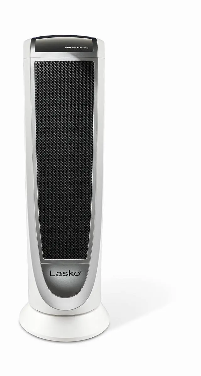 Alt view image 7 of 7 - Oscillating Digital Ceramic Tower Heater for Home with Overheat Protection, Timer and Remote Control, 22.75 Inches, 1500W, White, 5165, Medium