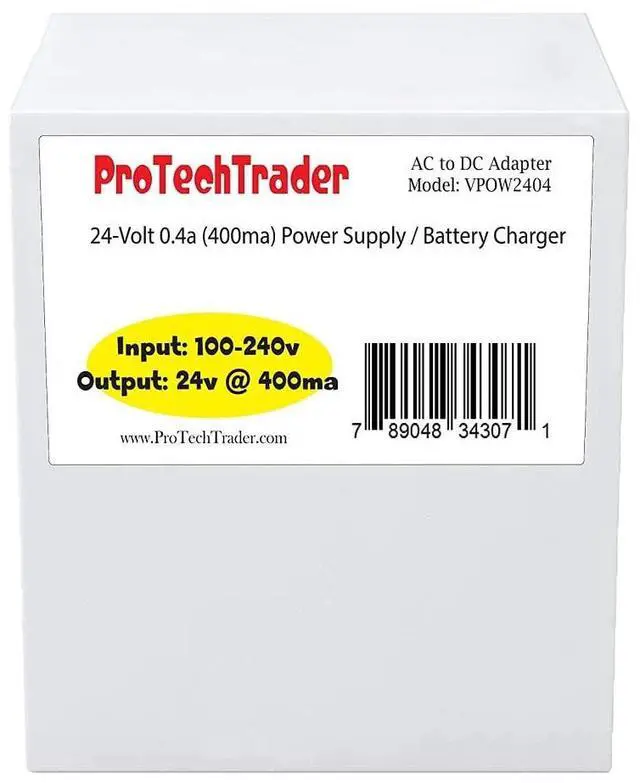 Alt view image 4 of 4 - 24v 400ma Battery Charger for Drill Master 18v NICD Upgraded Replacement Original OEM Drillmaster 68420 AC/DC Adapter Power Supply UL Replaces Sanhong SH-DC0240400 Intertek BC-240 24.0v 0.3a 7.2w