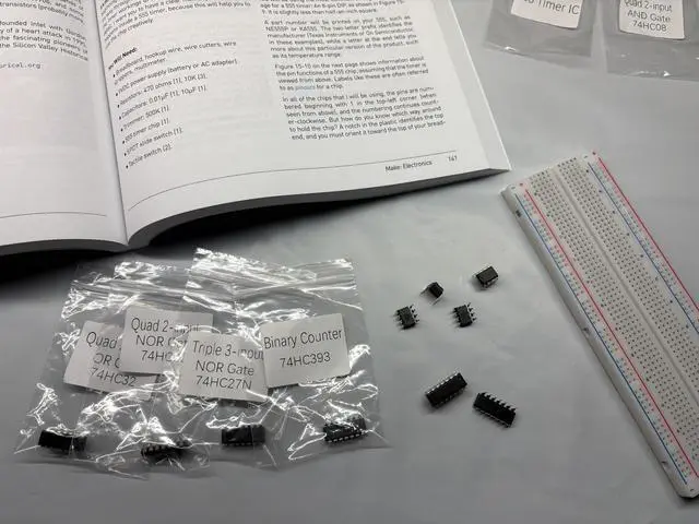 Alt view image 4 of 7 - Make: Electronics Mini Kits (3rd Ed) - Electronic Component Packs - Follow Experiments in Charles Platt's 3rd Edition (PTTMini3rd-Comp4)