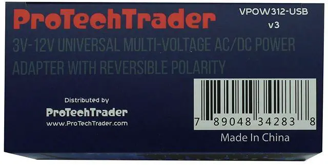 Alt view image 6 of 6 - 3vdc -12 volt Universal AC/DC Power Adapter USB Port | 8 Reversible Polarity Positive or Negative Tips Center Tip 3v 4.5v 5v 6v 7.5v 9v 12v 1a 12w Transformer 5.5mm 2.5mm 2.1mm 3.5mm 4.0mm 5.0mm 1.7mm