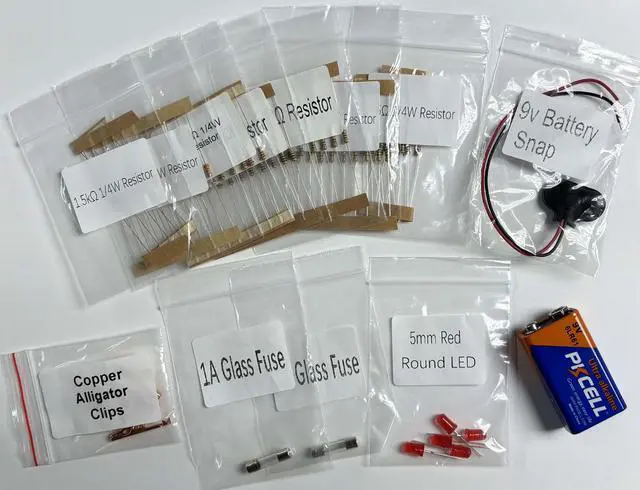 Alt view image 7 of 7 - Make: Electronics Mini Kits (3rd Ed) - Electronic Component Packs - Follow Experiments in Charles Platt's 3rd Edition (PTTMini3rd-Comp4)