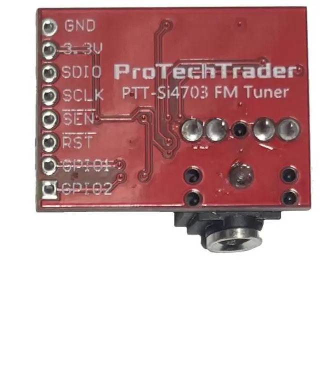 Alt view image 5 of 5 - Si4703 FM Tuner Breakout Evaluation Development Board Radio Frequency Reciever Replaces SparkFun WRL-12938 V13, Arduino/Raspberry Pi AVR ARM Microcontroller in Make: Radio educational electronics book