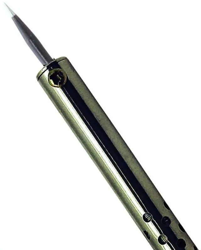 Alt view image 3 of 3 - 10 Pack Replacement Soldering Iron Tip - 3.7mm Diameter 58mm Length Soldering Pencil, Fine Point 60 Degree Conical Tips for DIY Electronics Prototype Board Circuits for 25w 30w 40w 60w Irons