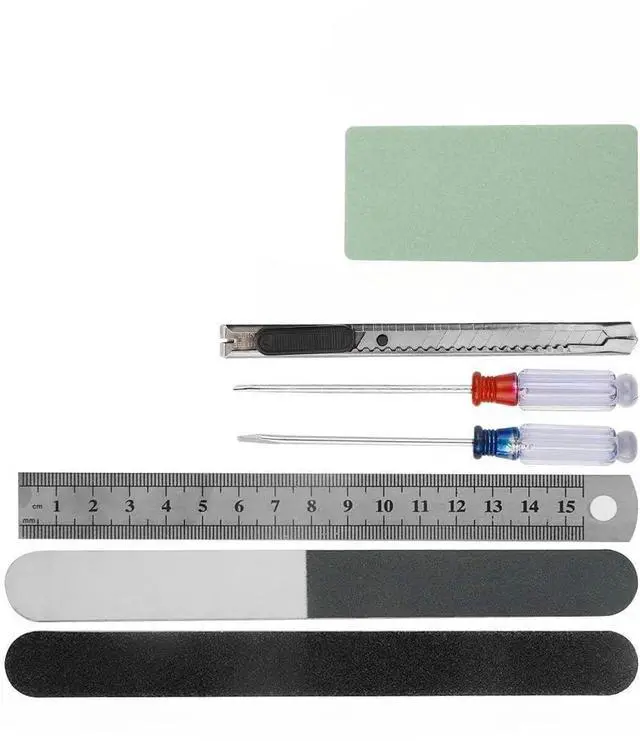 Alt view image 4 of 4 - ProTechTrader 29 Piece Hobby Craft Model Tool and Paint Kit for Plastic Miniatures Gundam Painting Fixing Repairing