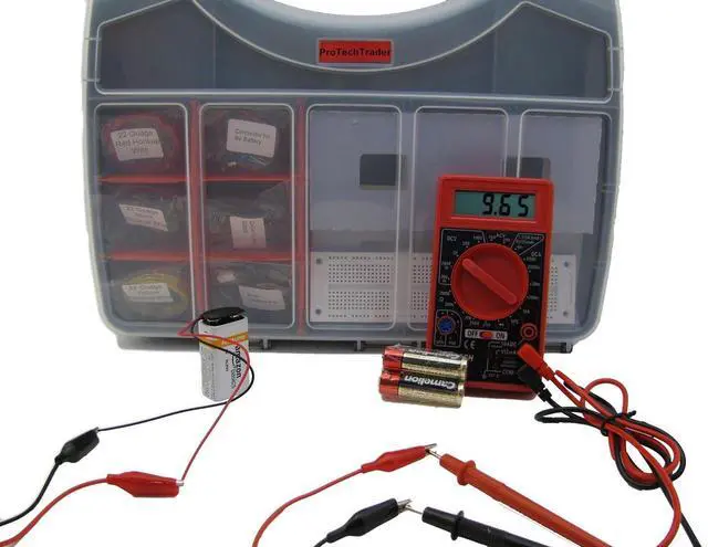 Main image of Make: Electronics Component Pack 1 Deluxe - New 2nd Edition Kit Follows the Latest Make: Electronics (2nd ed) Educational Book by Charles Platt