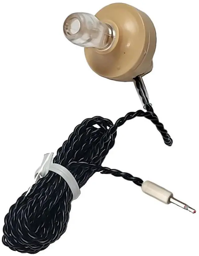 Main image of Piezoelectric Ear Phone High Impedance Ceramic Piezo Ear Piece for Crystal Radios with 3.5mm (1/8in) Audio Jack - Upgraded Brass Diaphram with All Soldered Connections