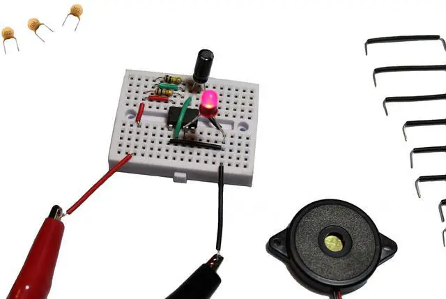 Alt view image 5 of 7 - Make: Easy Electronics Kit Bundle - Includes Paperback Handbook Charles Platt Electronic Components Pack - STEM Educational DIY