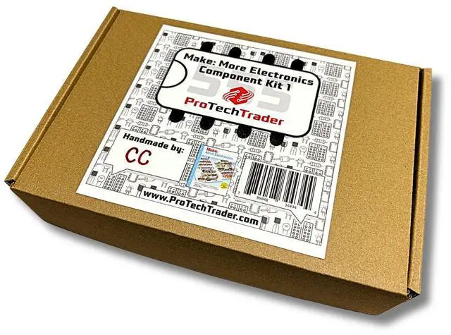 Main image of Make: More Electronics Kit Component Pack 1 Follows Experiments 1-14 from Charles Platt's Sequel to Make: Electronics Book | Intermediate & Advanced STEM Learning
