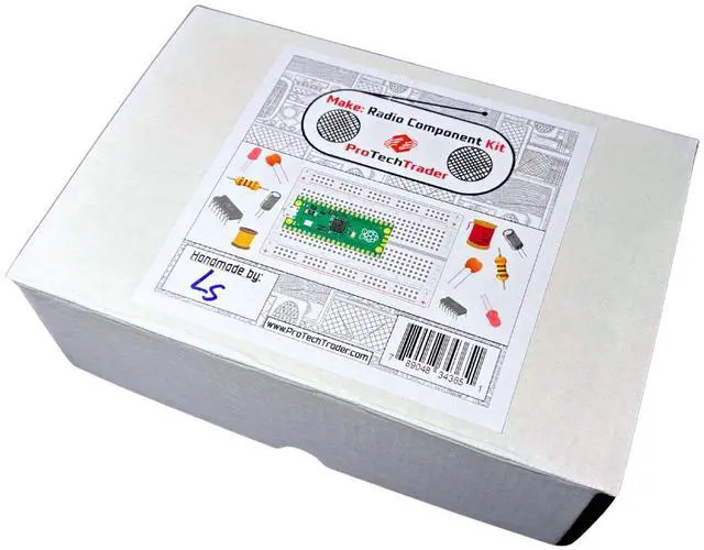 Main image of Make: Radio Electronics Kit - Component Pack Follows Experiments, DIY Projects, and Circuits Including Raspberry Pi Microcontroller Adaptations in the 2024 Paperback by Fredrik Jansson & Charles Platt