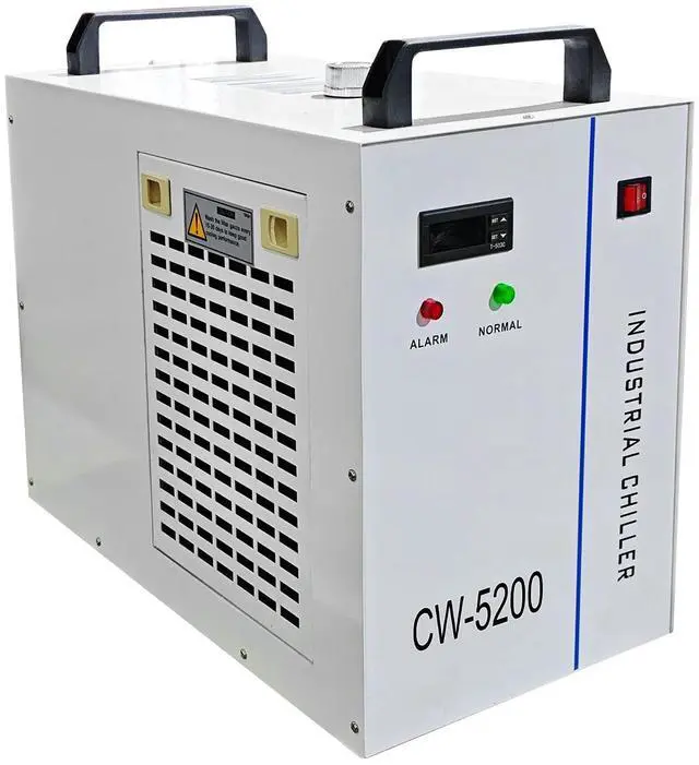 Alt view image 5 of 7 - SIHAO 6L Industrial Water Chiller CW5200DG, 1400W 0.93HP Water Cooling System for CO2 130 to 150W Laser Engraving & Cutting, Cools 5200 BTU/Hour