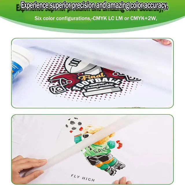 Alt view image 3 of 7 - SIHAO A3 DTF Printer Transfer Printing Machine T-Shirt Direct to Film DTF Transfer Printer Machine with White Ink Mixing System&Roll Feeder