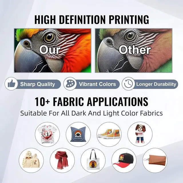 Alt view image 4 of 7 - SIHAO A3 DTF Printer Transfer Printing Machine T-Shirt Direct to Film DTF Transfer Printer Machine with White Ink Mixing System&Roll Feeder