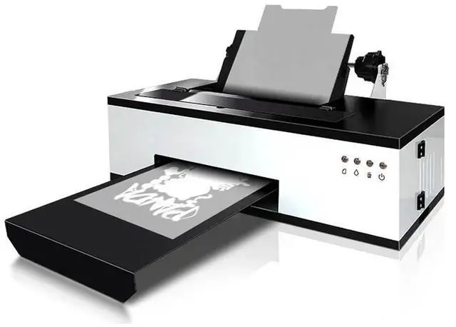 Main image of SIHAO A3 L1800 DTF Printer, DTF Transfer Printing Machine with Roll Feeder, Continuous Ink Supply,White Ink Mixing, Cycle and Semi-Automatic Cleaning, Vacuum Suction Platform for Fabrics