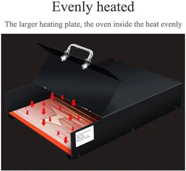 Alt view image 4 of 7 - A3/A4/A5 DTF Oven Dryer with Temperature Control, Super Fast Curing for Heat Transfer Printing DTF Power, DTF Heat Transfer Oven