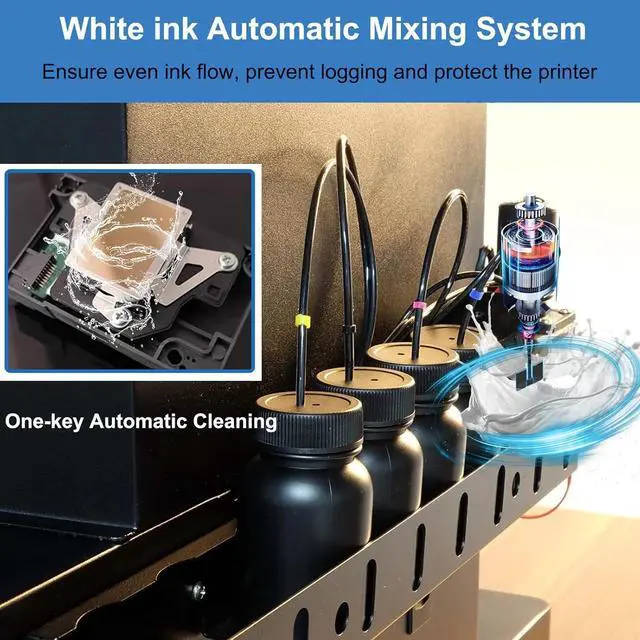 Alt view image 6 of 7 - SIHAO UV Printer, A4 L805 UV Flatbed Printer, Higher Resolution 2880 x 1440dpi, UV DTF Printers