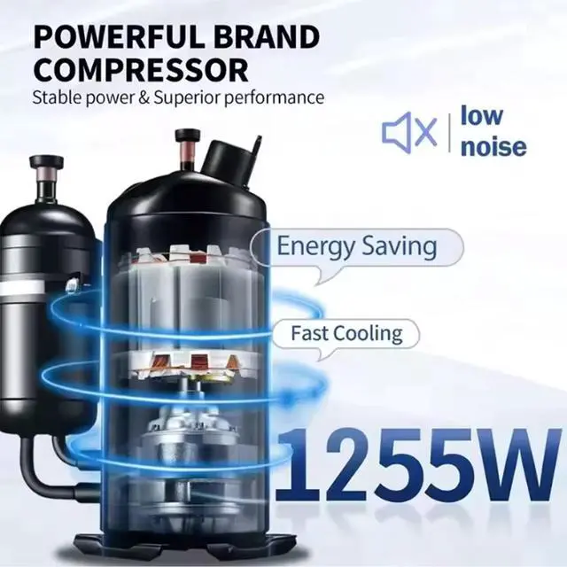 Alt view image 7 of 7 - SIHAO Ice Cream Machine with Pre-cooling & Fresh-keeping Function, 18L/H Commercial Soft Serve Machine, 3 Flavors Countertop Soft Ice Cream Maker