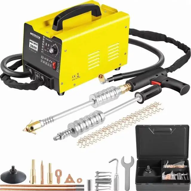 Main image of SIHAO Stud Welder Dent Repair Kit, 2KW 110V Spot Welding Machine Dent Puller Machine, Professional Dent Removal Kit for Auto Body Dent Repair(GYS2600)