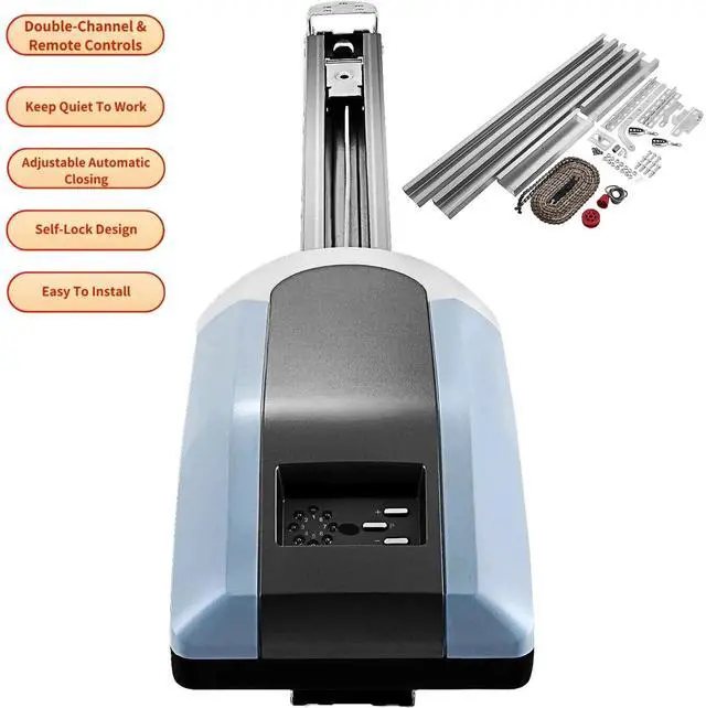 Main image of SIHAO Electric Gate Opener, 1000N Pulling Garage Door Opener , Automatic Lifting System, 12/15 Wide Range, Dual Remote Control and Quiet Motor, Heavy Duty Quiet Operation for Garage, Factory, Warehous